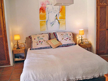 Schlafzimmer im Anbau der Finca Schlafzimmer im Anbau der Finca
