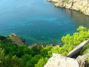 Bucht nahe der Cala Vadella Bucht nahe der Cala Vadella