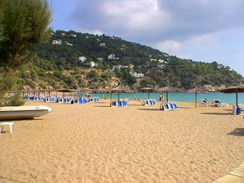 Strand der Cala St. Vicente Strand der Cala St. Vicente
