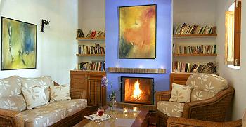 Salon mit Kamin