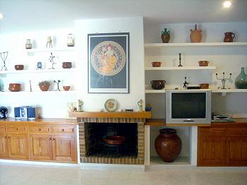 Wohnzimmer mit Sat-TV Wohnzimmer mit Sat-TV