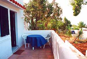 Das Appartment mit Terrasse auf Ibiza