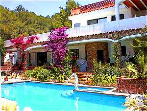 Penthaus auf Ibiza, gro�er Pool