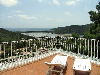 Ferienwohnung: Terrasse