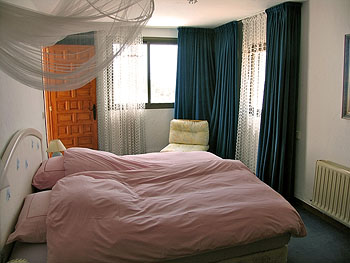 Ferienwohnung: Schlafzimmer mit Doppelbett