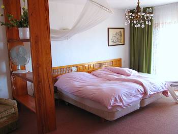 Duplex Ferienwohnung: Schlafzimmer mit Doppelbett