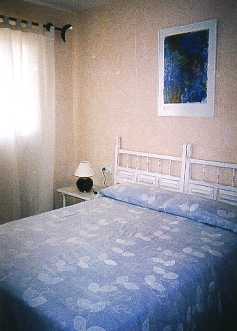Schlafbereich im Appartement