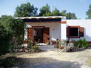 Eingangsbereich vom Ferienhaus auf Ibiza