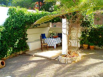 Sitzecke im Garten