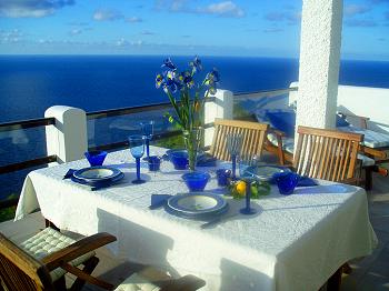 Terrasse mit Meerblick