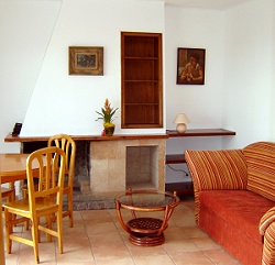 Wohnbereich der Ferienwohnung