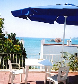 Meerblick von der Ferienwohnung in Ibiza-Stadt