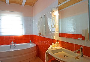 Badezimmer einer Suite