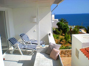 Balkon mit Meerblick