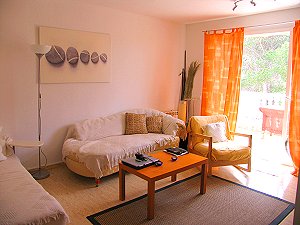 Wohnbereich vom Apartment