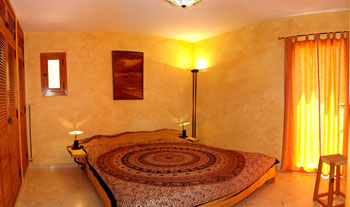 Schlafzimmer mit Klimaanlage