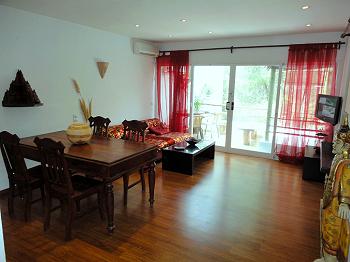 Wohnzimmer mit Klimaanlage