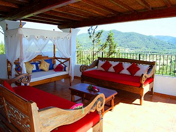 Chill-Out-Terrasse der Finca Chill-Out-Terrasse der Finca