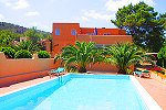 Urlaub auf Ibiza, an der Cala Tarida im Südwesten Urlaub auf Ibiza, an der Cala Tarida im Südwesten