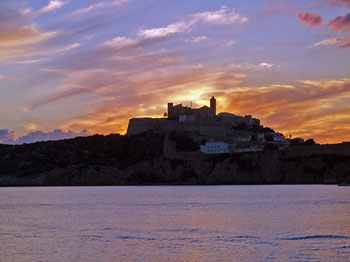 Sonnenuntergang - Altstadt Eivissa Sonnenuntergang - Altstadt Eivissa