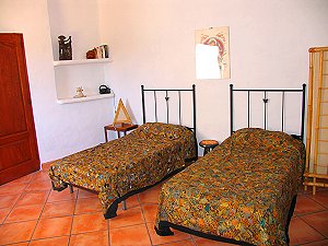 Schlfzimmer in der Ferienwohnung