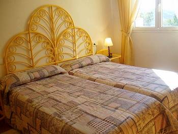 FSchlafzimmer in der Ferienwohnung 2
