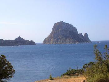 Cala d'Hort - Blick auf Es Vedra