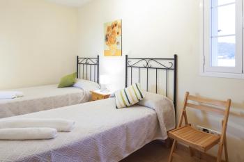Schlafzimmer  im Ferienhaus für 8 Personen
