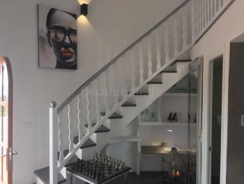 Treppe zur Galerie