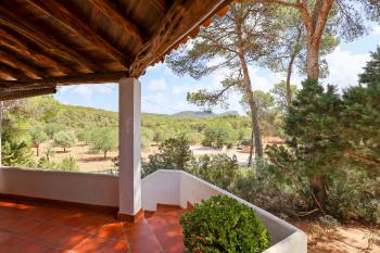 Terrasse und Blick in den Garten