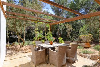 Gartenterrasse der Ferienwohnung